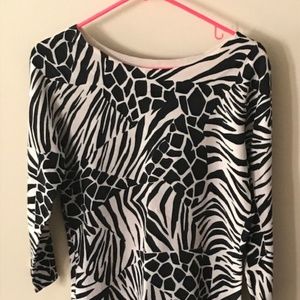 Evie Abstract Zebra sweater